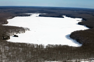 Hulbert Lake Aerial View