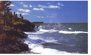 paradise mi, whitefish bay in the upper peninsula of michigan