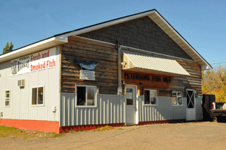 Fresh and smoked fish from Lake Superior