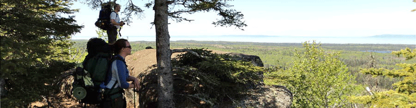 Guided hiking trips Upper Peninsula Michigan