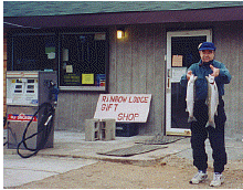 Rainbow Lodge canoe fishing Newberry MI