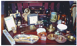 tobacciana, copper and pewter, curtis michigan