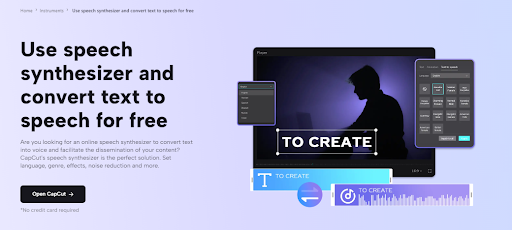 CapCuts_Text_to_Speech_Editor Image