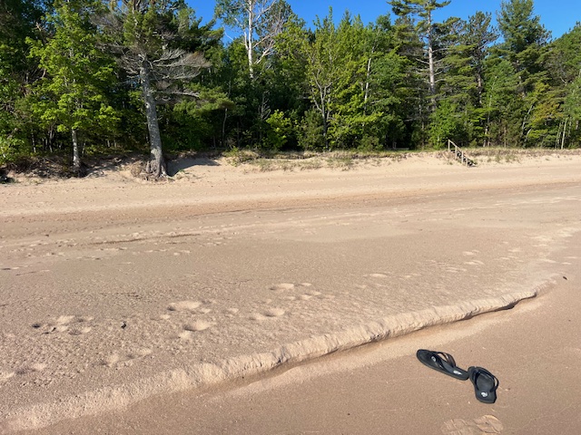 Beach with Flip Flops