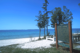 British Landing Mackinac Island