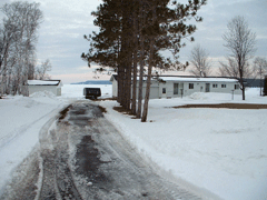 vacation rental alger county snowmobile trail