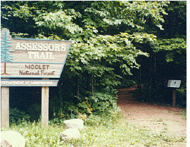 iron mountain mi, hiking trails nicolet national forest upper peninsula