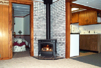 living room/stove
